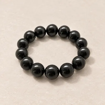Bracciale Amazon 14 mm – 14 pezzi in shungite – foto principale