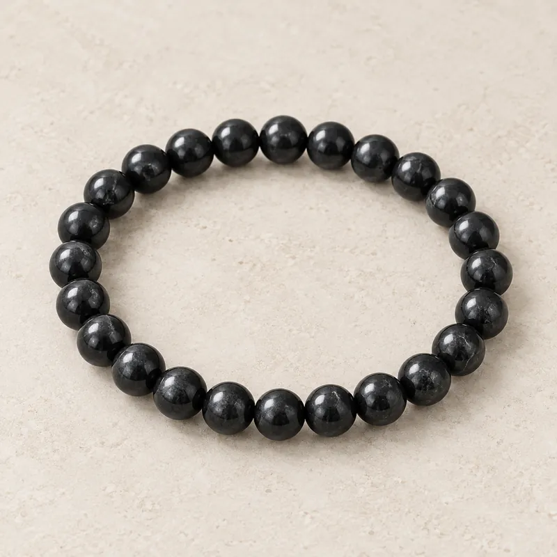 Bracciale Galaxy 8 mm in shungite – altra foto