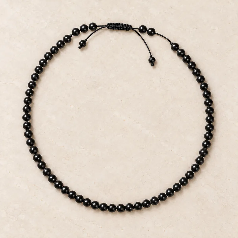 Collana Galaxy 8 mm – 60 pezzi in shungite – foto principale