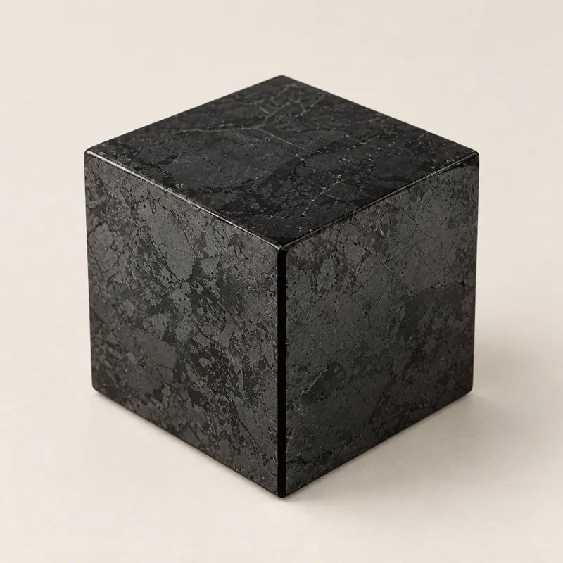 Cubo lucidato in shungite – altra foto