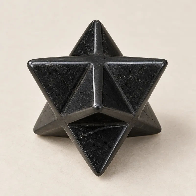 Merkaba in shungite – altra foto