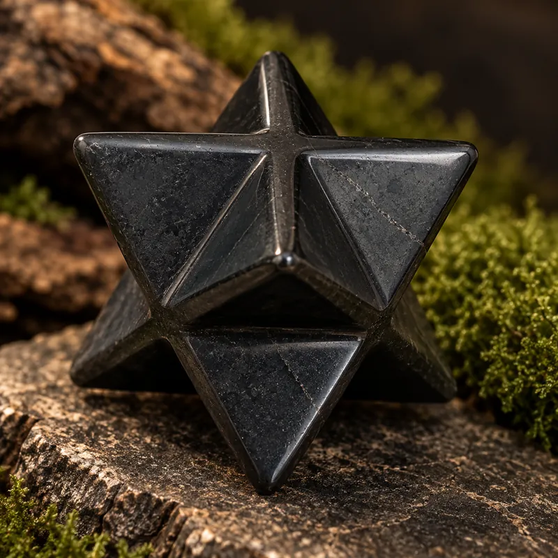 Merkaba in shungite – altra foto