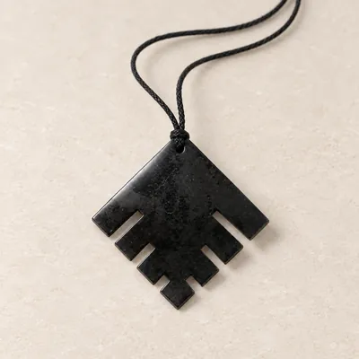 Pendente ornamento 4,5 cm in shungite – foto principale