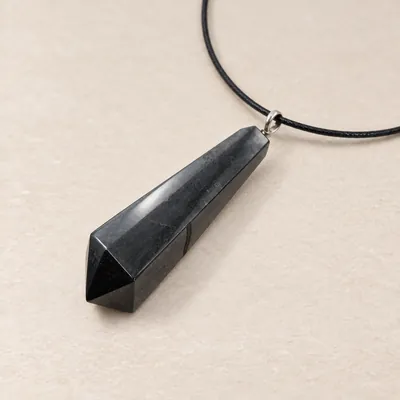 Pendente pendolo in shungite – foto principale