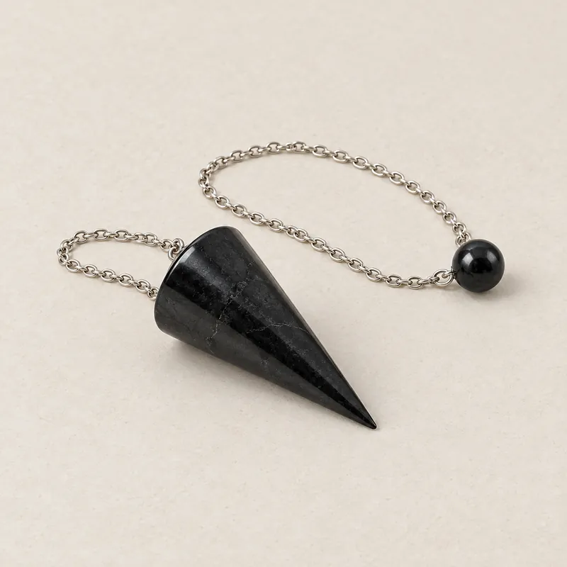 Pendolo in shungite – altra foto