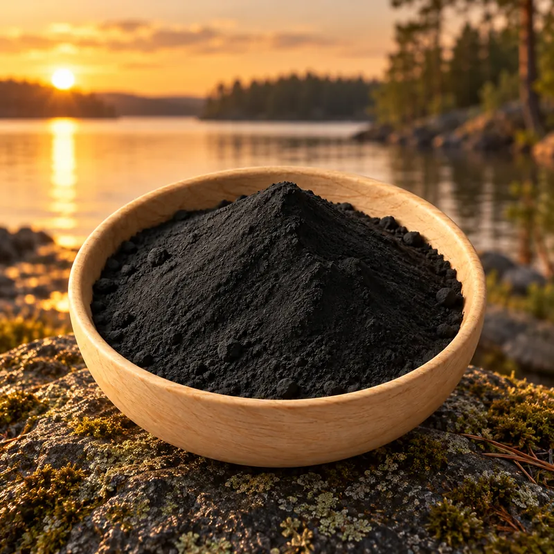 Polvere di shungite 20 micron, 2 kg – ambientata